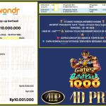 4DPRIZE PRAGMATIC SLOT “Gates of Gatot Kaca Super Scatter” Rp 10.001.000,- LUNAS