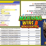 4DSUPER JACKPOT PRAGMATIC SLOT ”Mahjong Wins 3 – Black Scatter” Rp50.000.000,- LUNAS
