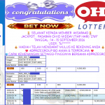 AKSARA4D JACKPOT PASARAN ” OHIO MIDDAY (TIAP HARI) ”2769” ” Rp 10,500,000,- LUNAS