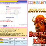 BINTANG4DP JACKPOT PRAGMATIC “Buffalo King” Rp20.000.000,- LUNAS