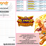INDO4DPOOLS JACKPOT PRAGMATIC “Gates of Olympus Super Scatter”βββββ Rp18.000.000,- LUNAS