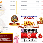 SHIO4DP JACKPOT HONGKONG POOLS (Tiap hari) “9608” Rp5.100.000,- LUNAS